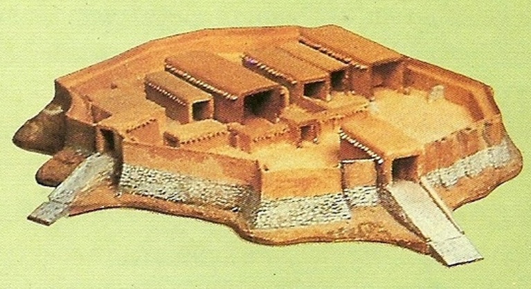Troya II. M.Ö. 2500-2200. Kent maketi